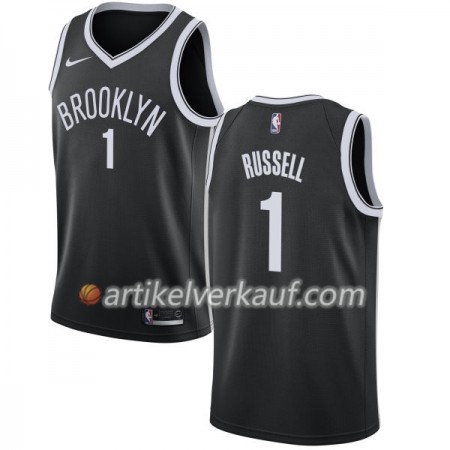 NBA Brooklyn Nets Trikot DAngelo Russell 1 Nike 2017-18 Schwarz Swingman - Herren